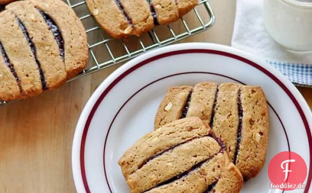 Erdnussbutter-Und Gelee-Icebox Cookies
