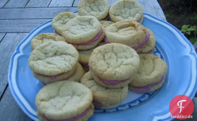 Himbeer-Sahne-Sandwiches