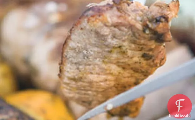 Orange, Kreuzkümmel Und Koriander Gegrillte Schweinelende