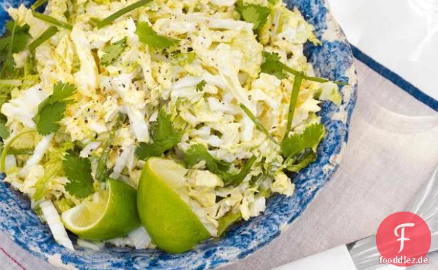 Wirsing, Limette und Koriander Krautsalat