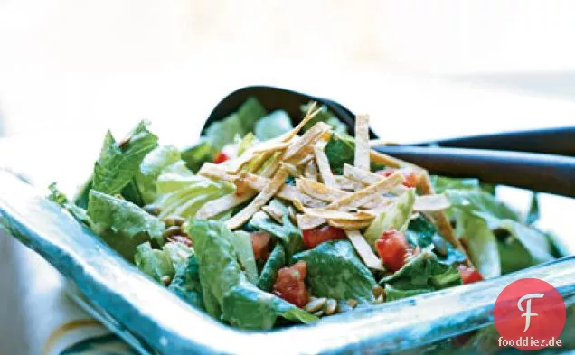 Caesar-Salat mit Chile-Koriander-Dressing