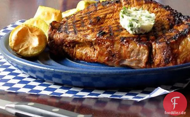 Chili rieb Rib Eye mit Cilantro Butter