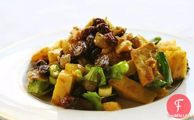 Huhn-Curry-Salat