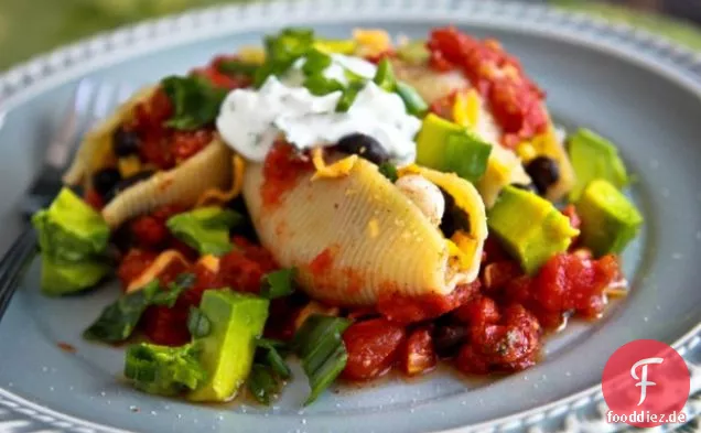 Vegane Taco Pasta Muscheln