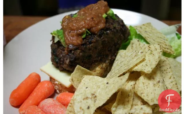 Schwarze Bohnen Burger
