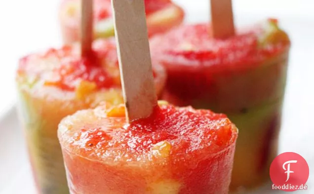 Gefrorene Frucht Pops