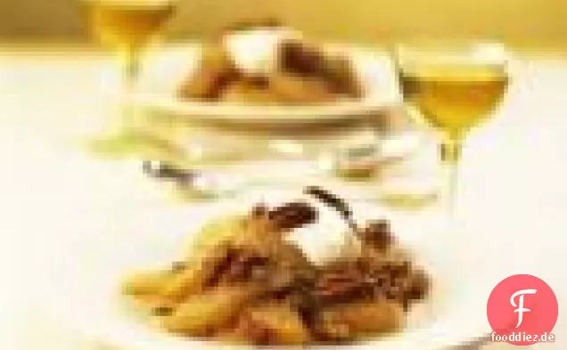 Honig-Pecan gebratene Birnen