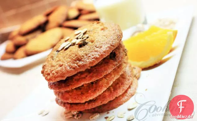 Müsli-Orangen-Kekse