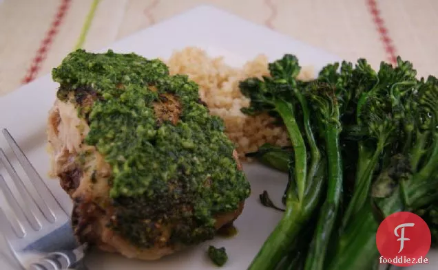 Kraut gebratenes Huhn