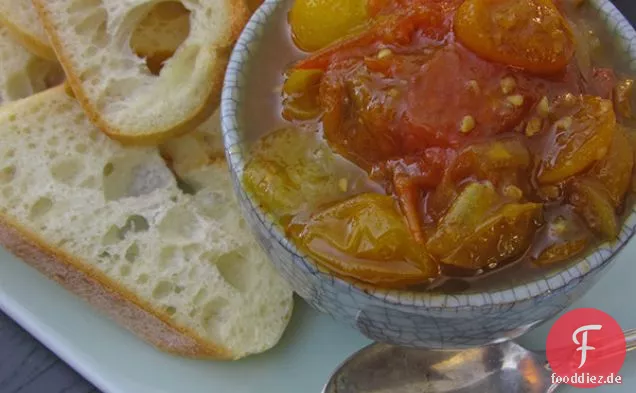 Würzige Tomaten-Kumquat-Marmelade