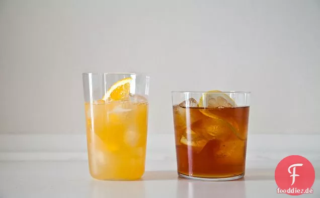 Orange Grüner Tee Sparkler