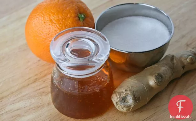Orange Honig Ginger Ale