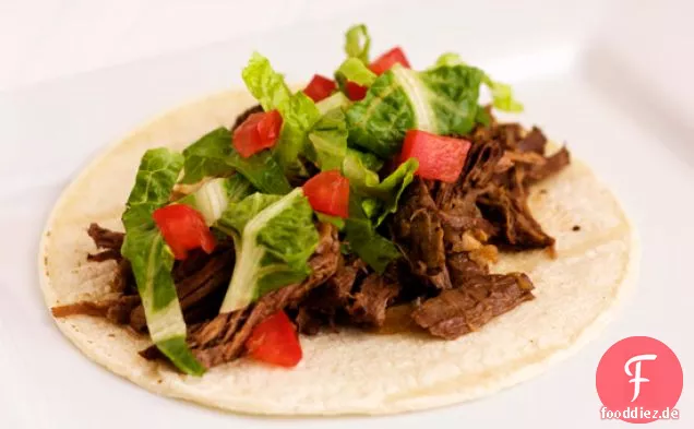 Slow-Cooker mexikanisches geschreddertes Rindfleisch