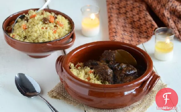 Marokkanisch inspirierte Rindfleisch kurze Rippen