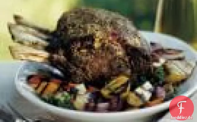 Langsam geräucherter Rippenbraten