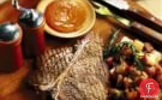 Porterhouse Steak Mit Sauce Rouille