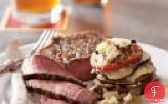Gegrillte Rib-eye-Steaks