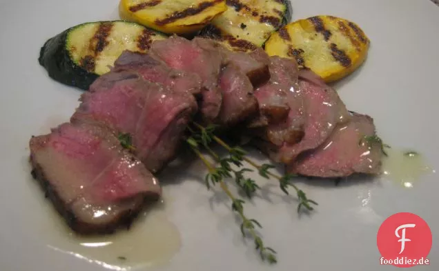 Zitronen-Steaks Mit Thymian-Butter