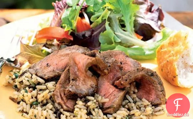 Geräucherte Streifensteaks