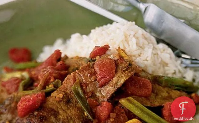 Schnelles Curry-Rindfleisch