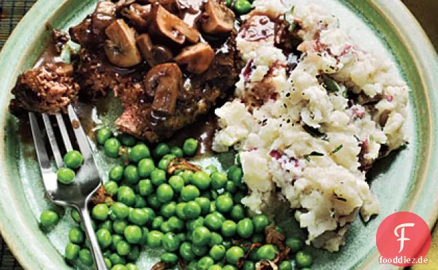 Salisbury Steak mit Pilzsauce