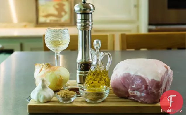 Cynthias würziges zerkleinertes Schweinefleisch