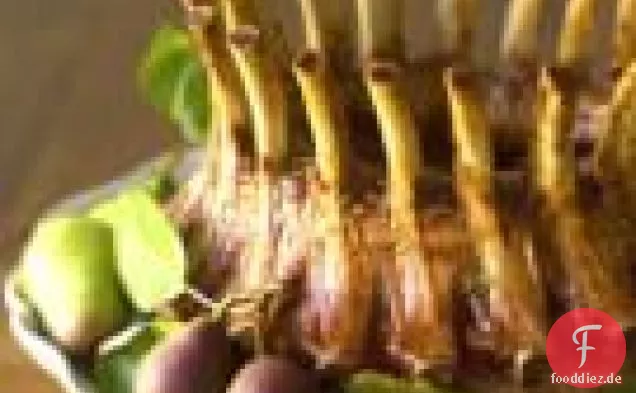 Crown Braten von Schweinefleisch mit Rosmarin