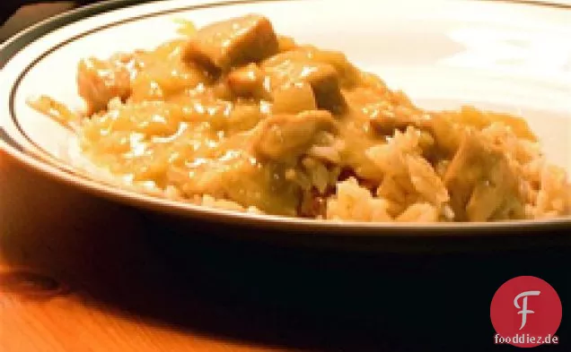 Gesund & Lecker: Curry-Schweinefleisch mit Äpfeln
