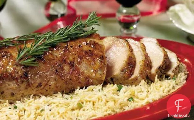 Orange Glasierter Schweinebraten