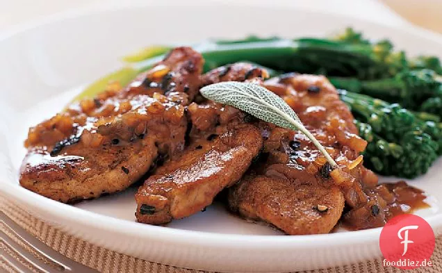 Schweinefleisch mit Salbei und Madeira
