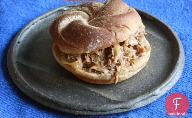 Pulled Pork mit süßem und hartem Apfelwein