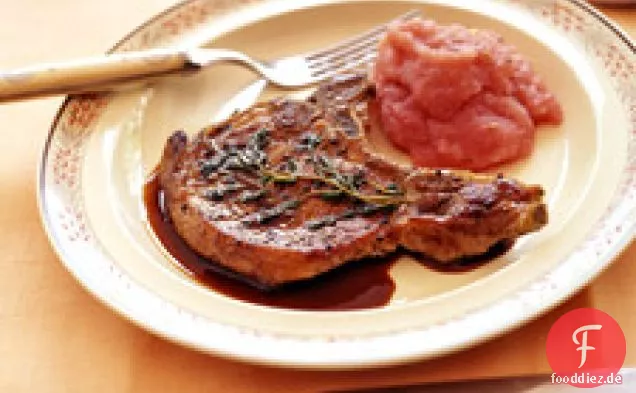 Pan-gebratene Schweinekoteletts
