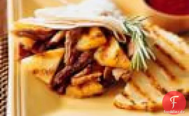Langsam gebratenes Schweinefleisch Mit Gegrillter Ananas & Chipotle Sauce