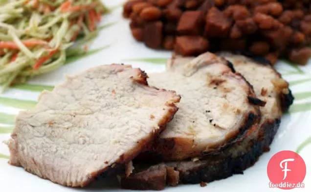 Geräuchertes Ananas-Schweinefleisch