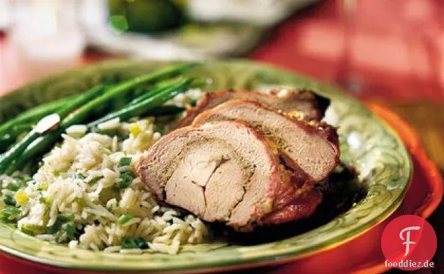 Gegrilltes Schweinefilet mit Rosmarinpesto