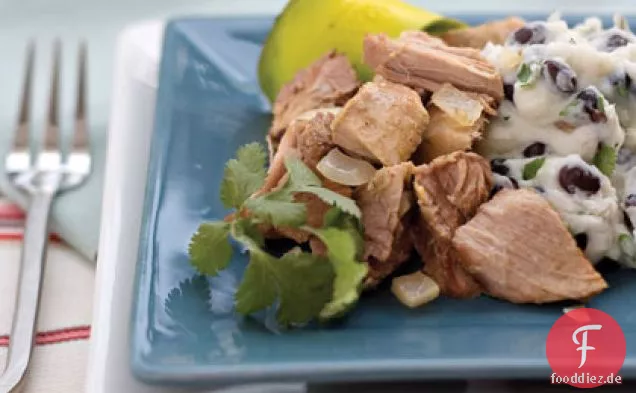 Geschreddertes Schweinefleisch im kubanischen Stil