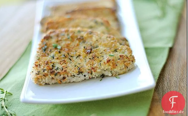 Kraut verkrustete Schweinekoteletts