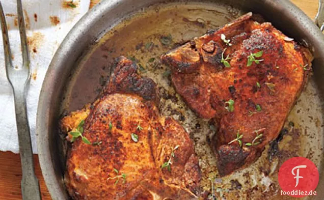 Andouille-Gefüllte Schweinekoteletts
