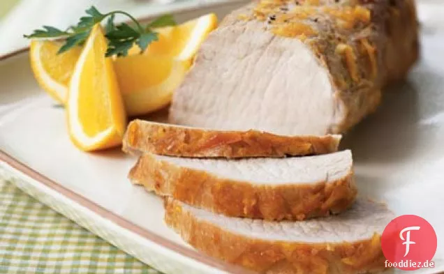 Orange-gesalzene Schweinelende