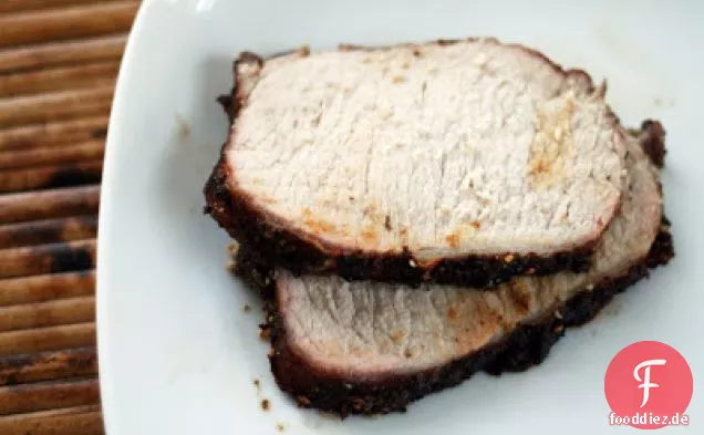 Sichuan Peppercorn & 5 Spice verkrustete Schweinelende