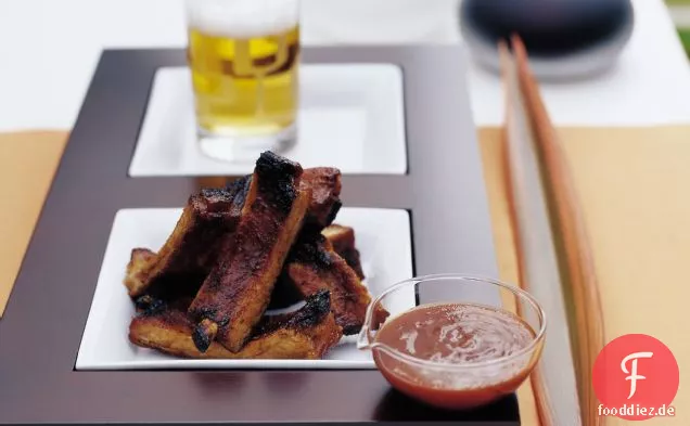 Cider-Basted Baby Back Ribs mit Zitrone Barbecue-Sauce