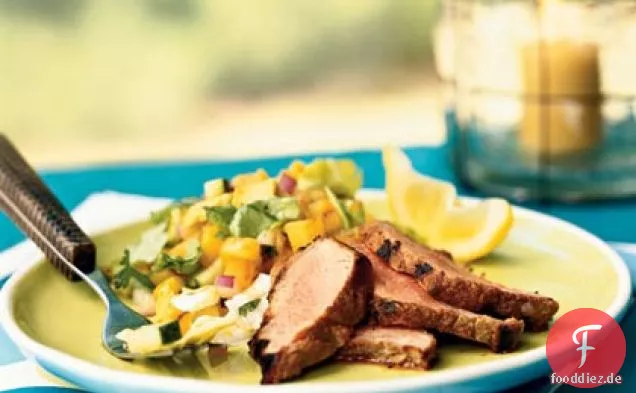 Schweinefilet mit würziger Guavenglasur