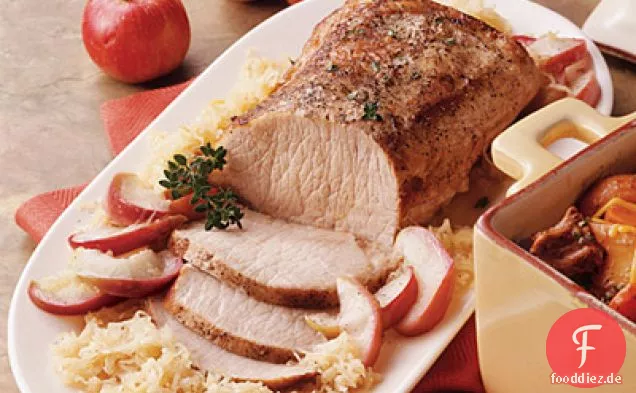 Schweinebraten mit Sauerkraut