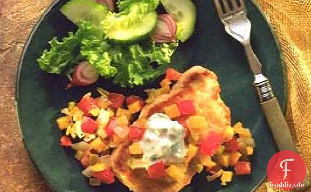 Chili-gepfefferte Schweinekoteletts