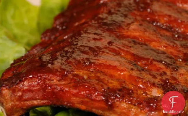 Ofen Baby Back Ribs mit Hoisin Bbq Sauce