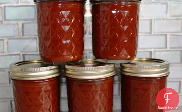 Gelber Tomatenketchup