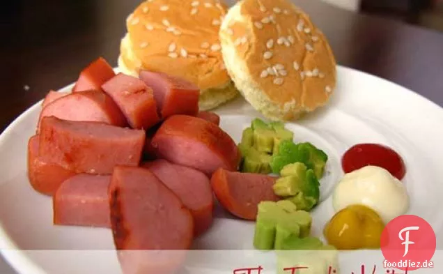 Dekonstruiert Hot Dog