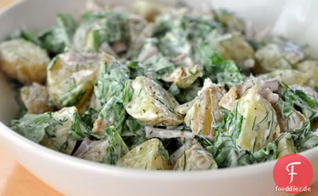 Kartoffelsalat Mit Joghurt, Rucola Und Dill