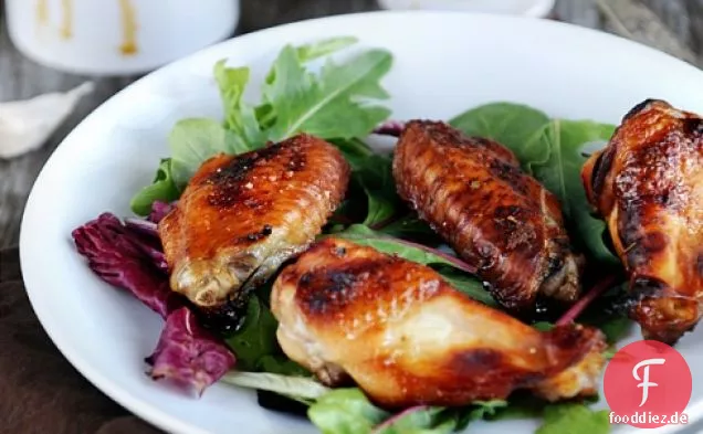 Ofengebackene Hähnchenflügel mit süßer Bbq-Sauce