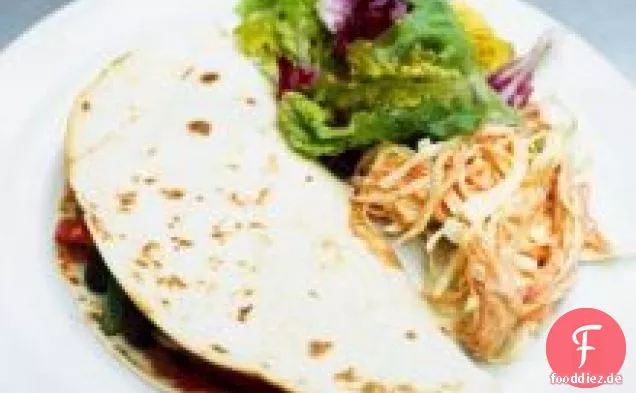 Gegrilltes Seeteufelrezept (mit süßem Bohneneintopf)